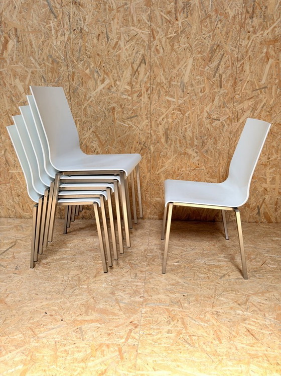 Image 1 of 6 chaises Pedrali Kuadra