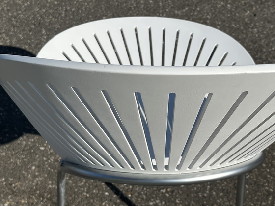 Image 1 of Set Van 8 Nanna Ditzel Stoelen “Trinidad” Voor Fredericia, Denemarken