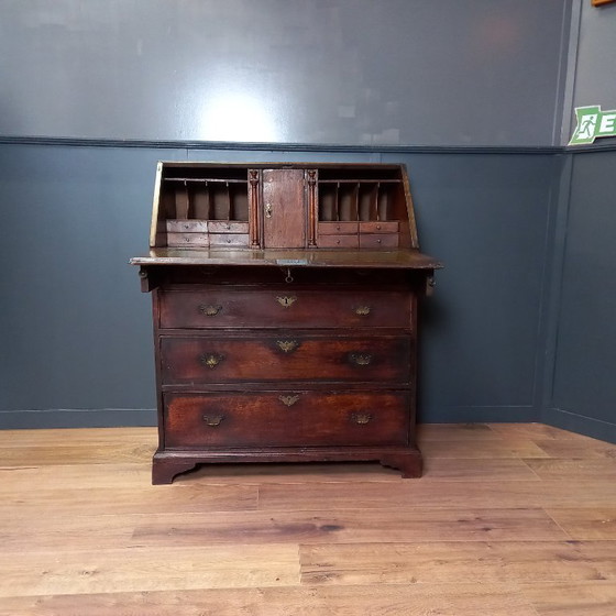 Image 1 of 18th-century English drop-front secretary