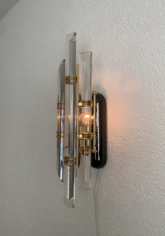 Image 1 of Appliques murales vintage Venini style Hollywood Regency