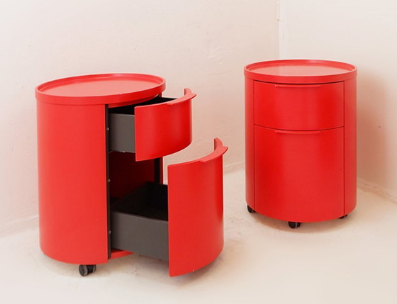 Image 1 of Coppia di mobili cilindrici CONGA - Thomas Althaus per Schönbuch