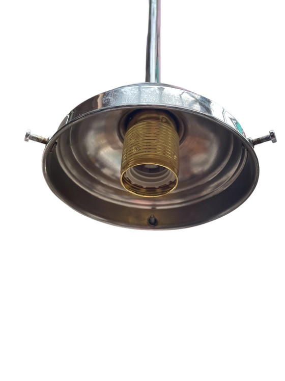 Image 1 of Schoollampen met pendelarmatuur, jaren 60