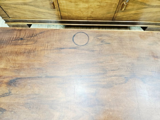 Set da Ufficio Direzionale Art Déco in Noce, anni '30, Set di 2 – Scrivanie, Wood, Art Deco (photo 19 of 33)