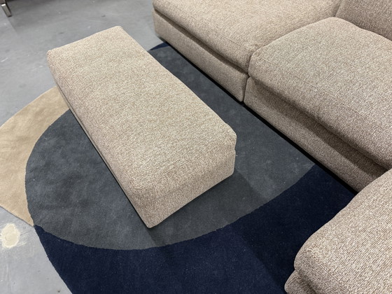 Image 1 of Gelderland 2505 Endless Corner Sofa De Ploeg Moss fabric