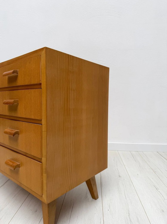 Image 1 of Cassettiera vintage in rovere stile Mid-Century Modern, design scandinavo, anni '60
