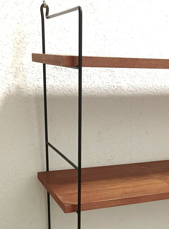 Image 1 of Étagère murale des années 50 avec trois étagères