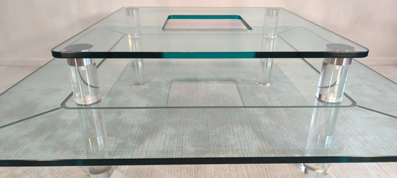 ✨💎 Marais International MTB110 — Eccezionale Tavolino da caffè in Altuglas e Vetro | Design Parigino 💎✨ (photo 6 of 20)