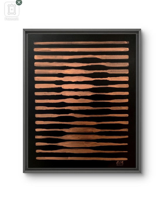 Image 1 of Walter Geraci - Gioconda Stripes (Bronce)
