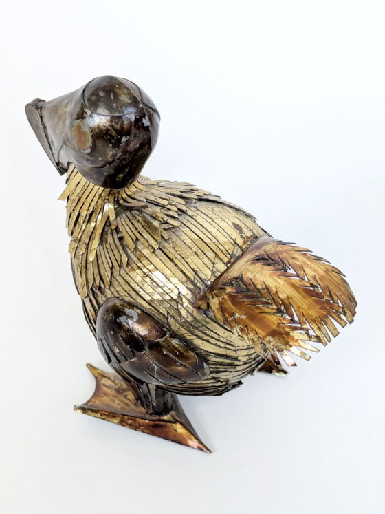 Image 1 of Brutalist Mixed Metal Dodo Sculpture Brass Copper 1960s Sergio Bustamante Style MCM