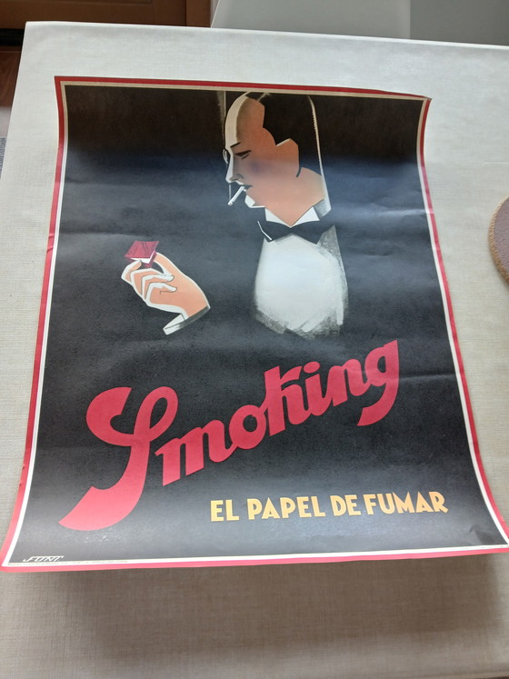 Image 1 of Art poster cigarette advertisement