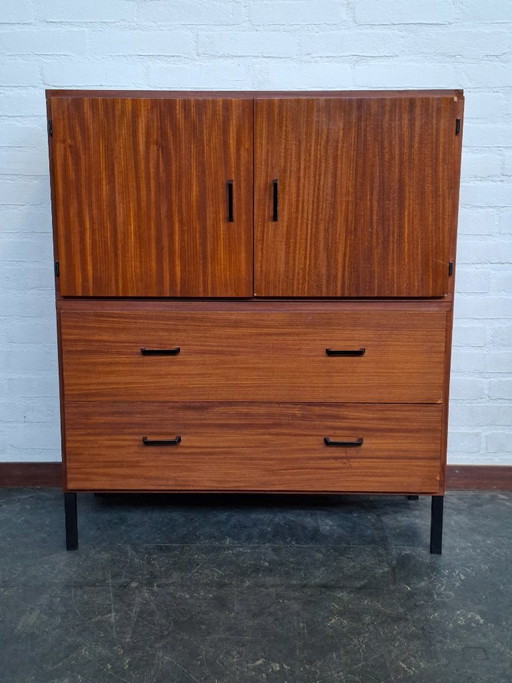 Vintage teakhouten opbergkastje van Simpla Lux
