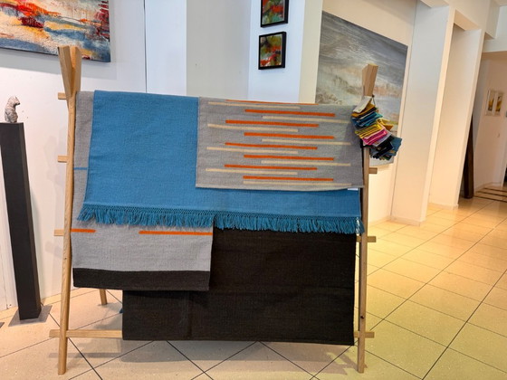 Image 1 of Egyptian kilim rug 90 x 160 cm, pure new wool, handwoven, new display piece