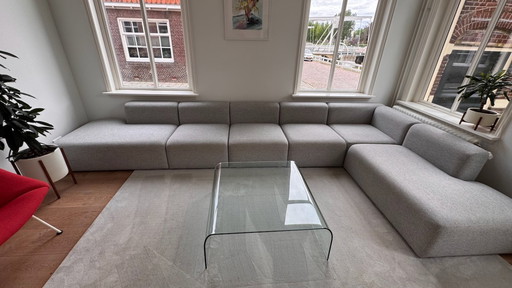 HAY Mags modular designer sofa - XL arrangement - light gray - 460 x 230 cm