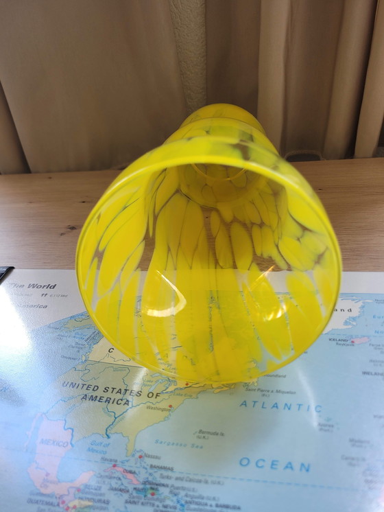 Image 1 of Retro gele gevlekte vaas 