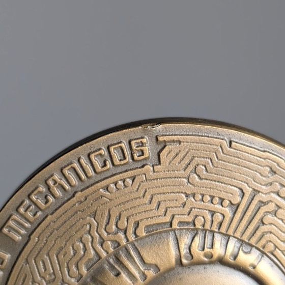 Image 1 of Miguel Berrocal Opus 294 Bronzemedaille La Mecánica Electricidad Gijón 1980er Jahre