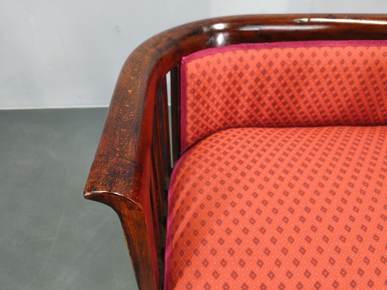 Image 1 of Josef Hoffmann Art Deco beukenhouten sofa, Weense Secession, jaren 1920