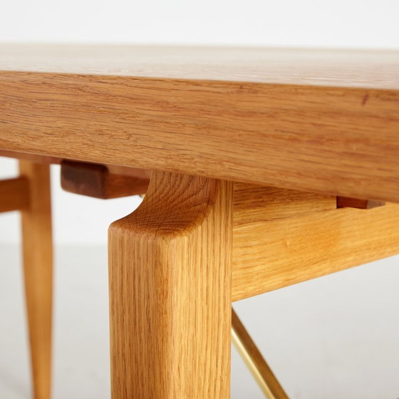 MK11217 Restored Oak Dining Table – Wood (photo 9 of 14)