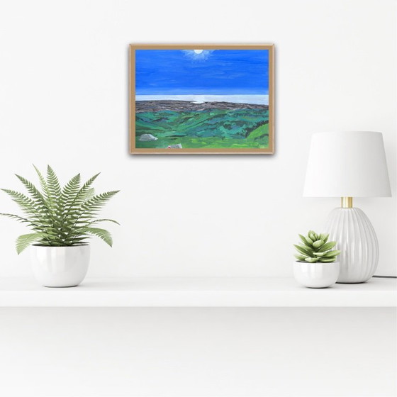 Image 1 of Gouache auf Naturpapier. Größe 30x40cm.