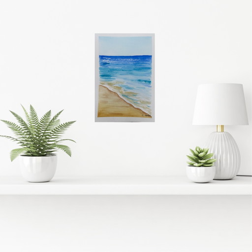 Seaside watercolor