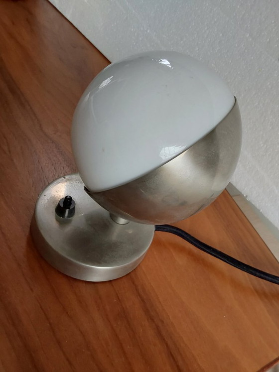 Image 1 of Lauritzen Bauhaus Giso bollamp modernisme Wagenfeld jaren eyeball Jumo