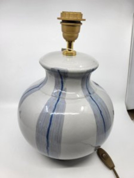 Image 1 of Hubert Olivier ceramic table lamp, France, 1980