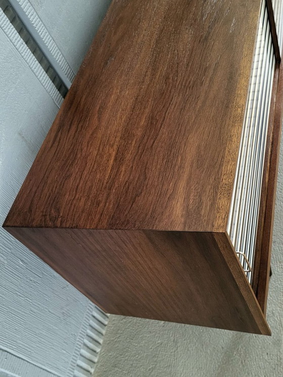 Image 1 of Vintage walnut wooden sideboard, 1960s, colour