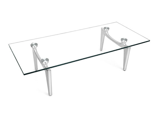 Leolux Farandole coffee table – Aluminium, Glass (photo 5 of 6)