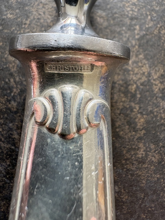 Image 1 of Prestigieux Service Christofle Vendôme "Honnorat Marseille" - 146 Pièces avec Cabinet d'Origine