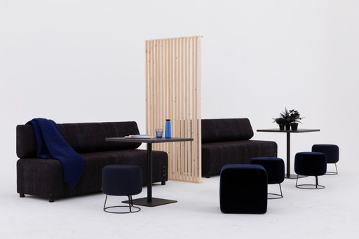 2x Design Canapé 3 places - Cascando | Kvadrat fabric | Peter van de Water