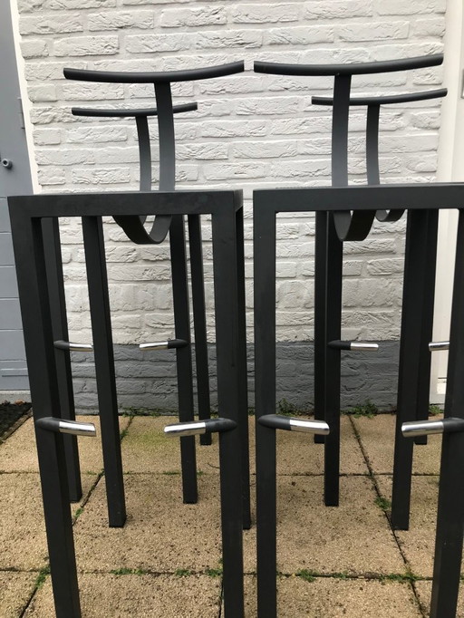 4x tabourets de bar design provenant de la succession de nos parents