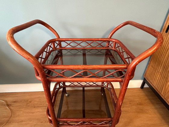 Image 1 of Rotan Theeserveerwagen/Trolley