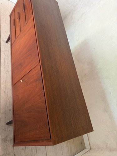 Image 1 of Enfilade scandinave vintage en Teck, 1960s