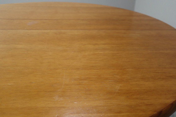 Image 1 of Scandinavian solid pine extendable dining table