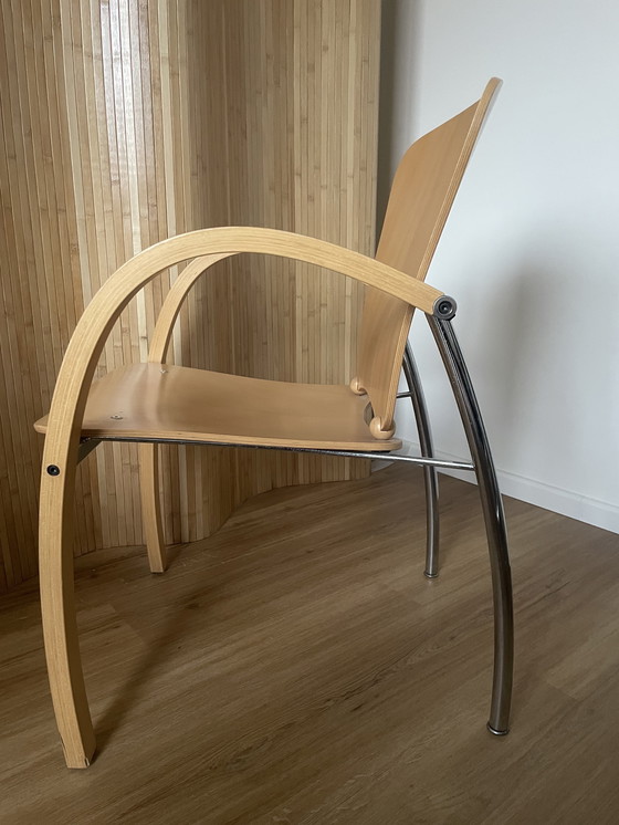 Image 1 of Set di 2 sedie vintage uniche - Design organico con forme scultoree