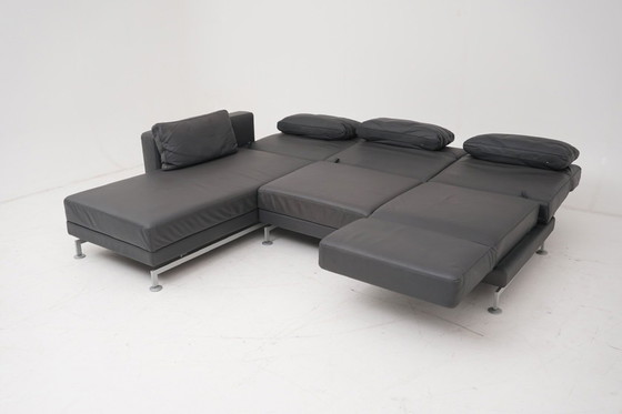 Image 1 of Brühl & Sippold Moule Lounge Sofá Sofá Taburete Cuero Gris