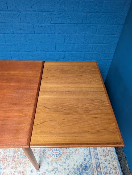 Image 1 of Vintage Verlengbare Eettafel, Deens Design, Jaren 60