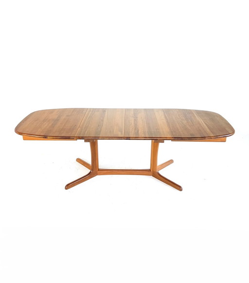 Vintage XL Extendable Danish Dining Table, Dyrlund '70s