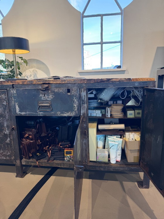 Image 1 of 3 x iron cabinets