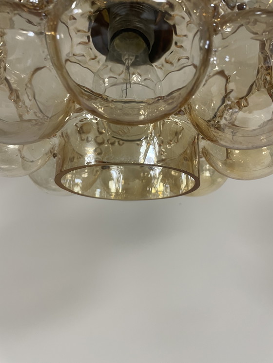 Image 1 of Lampada a bolle esclusiva Limburg Helena Tynell in vetro color oro