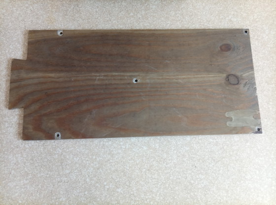 Image 1 of Da una vecchia merceria: espositore in legno per cinture Levi's anni '70, 74*33 cm