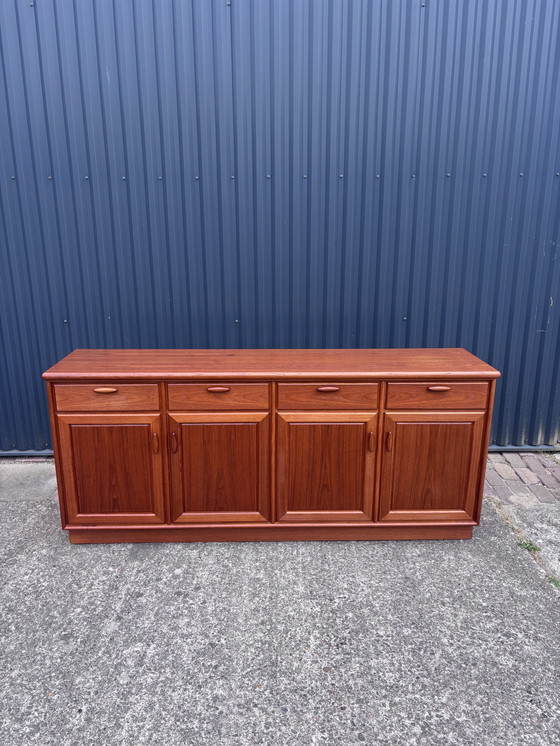 Image 1 of Buffet bas vintage dressoir teck