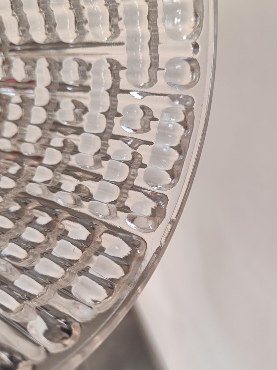 Image 1 of Vintage pendant light with Bosman-style glass for RAak, 1960s–70s