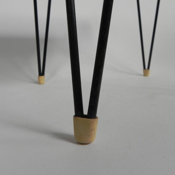 Tavolino con 225 mini piastrelle, anni '50 – Tavolini, Iron, Ceramic (photo 9 of 11)