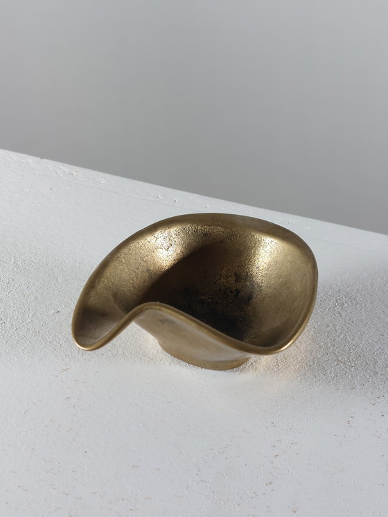 Image 1 of Vintage Mid Century Brass Ashtray