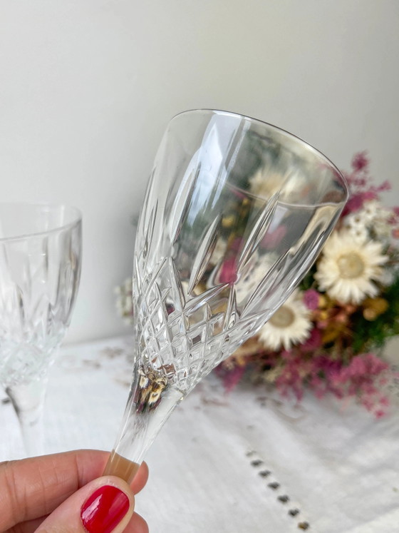 3 Bicchieri in Cristallo Tagliato Vintage – Bicchieri e caraffe, Crystal (photo 10 of 10)