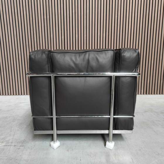 Image 1 of Poltrona Cassina LC2 in pelle nera