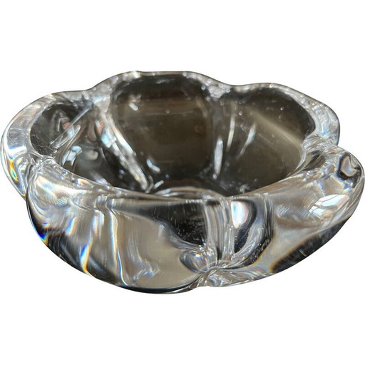 Daum vintage dienblad in kristal