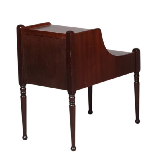 Pareja de mesillas de noche danesas vintage de caoba - Años 50