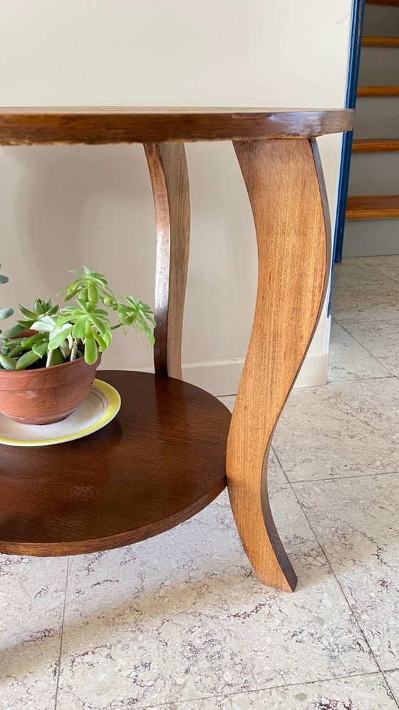 Image 1 of ART DECO inspired Gueridon side table