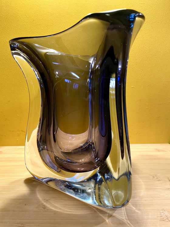 Image 1 of Prachtige stijlvolle mondgeblazen vintage design vaas